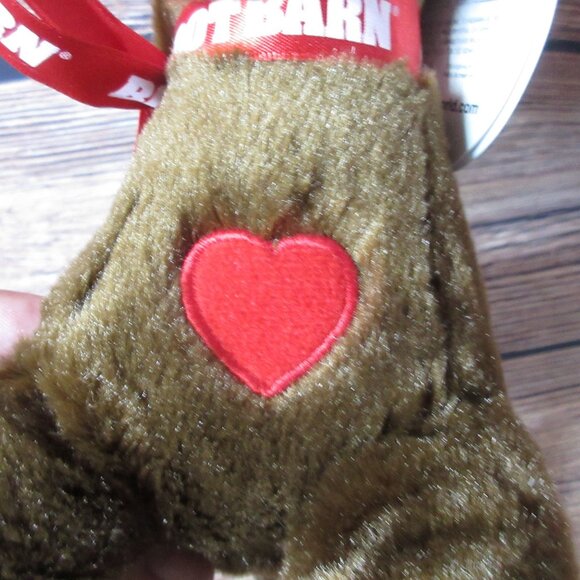 Aurora Brown Pony Horse Plush 12" Get Well Boot Barn Ribbon White Blaze - NWT - Picture 5 of 8